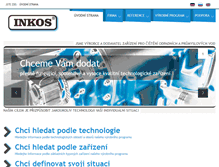 Tablet Screenshot of inkos.cz